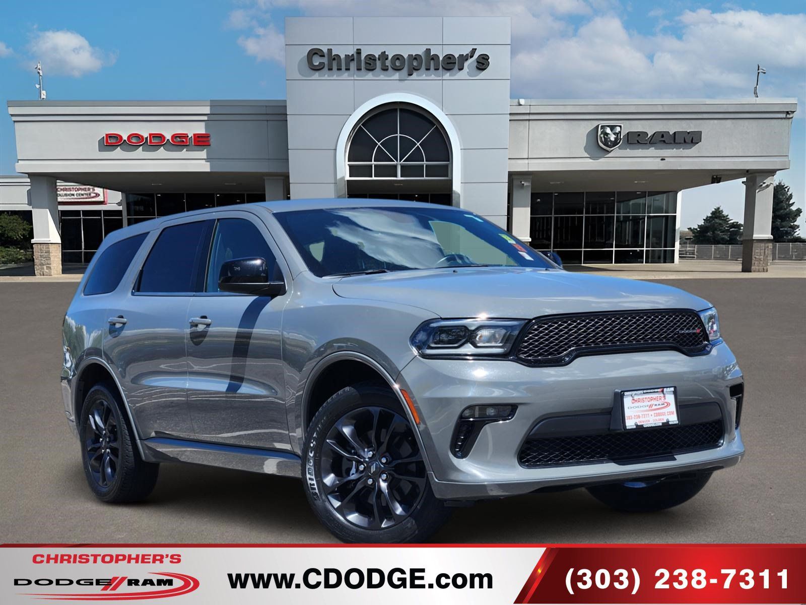 Used 2022 Dodge Durango SXT w/ Blacktop Package AWD/4WD image 1