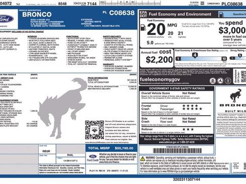 Used 2023 Ford Bronco Outer Banks AWD/4WD image 32