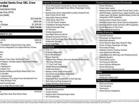 Used 2022 Hyundai Santa Cruz SEL image 2
