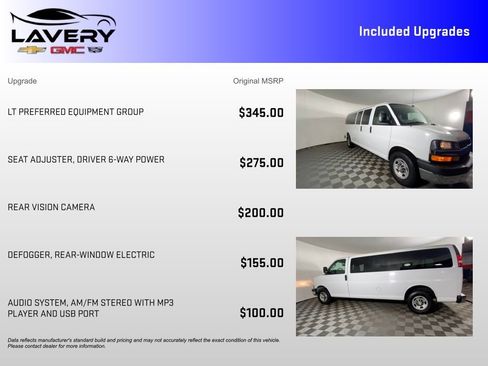 Used 2016 Chevrolet Express 3500 LT w/ LT Preferred Equipment Group image 6