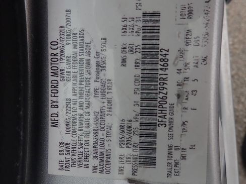 Used 2009 Ford Fusion S image 8