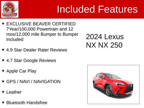 Used 2024 Lexus NX 250 250 Base image 4