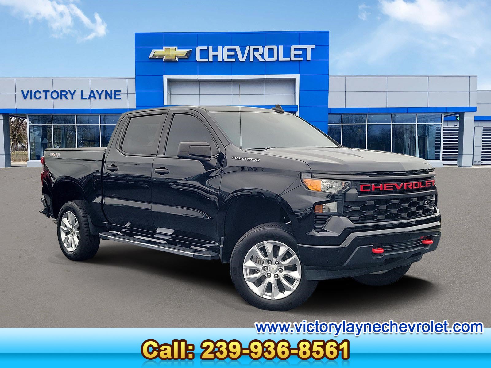 Used 2022 Chevrolet Silverado 1500 Custom AWD/4WD image 1