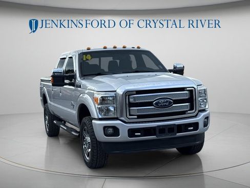 Used 2014 Ford F350 Platinum w/ Snow Plow Prep Package AWD/4WD image 14