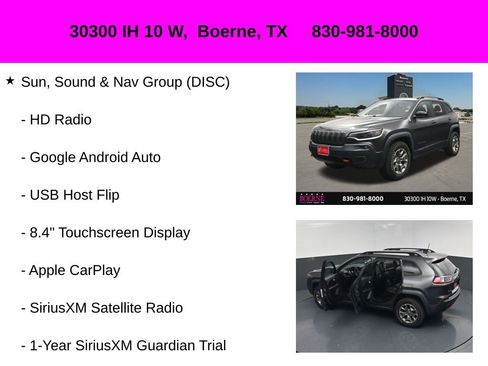 Used 2022 Jeep Cherokee Trailhawk w/ Sun, Sound & Nav Group AWD/4WD image 20