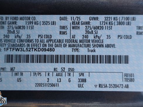 Used 2026 Ford F150 XLT w/ Equipment Group 302A MID AWD/4WD image 30