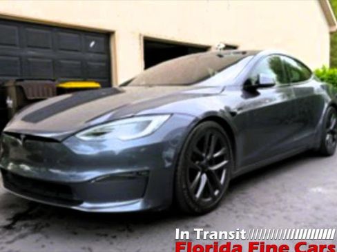 Used 2021 Tesla Model S Plaid AWD/4WD image 2