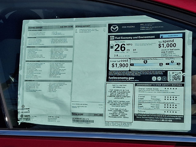 New 2026 MAZDA MAZDA3 Hatchback w/Premium Plus Pkg AWD/4WD image 24
