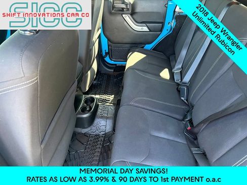 Used 2018 Jeep Wrangler Unlimited Rubicon w/ Connectivity Group AWD/4WD image 18