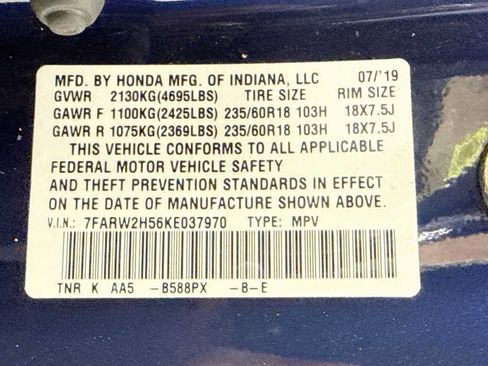 Used 2019 Honda CR-V EX image 42