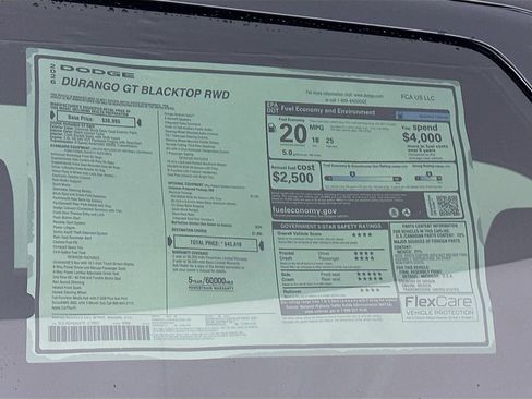 New 2026 Dodge Durango GT RWD image 20
