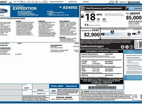 Used 2025 Ford Expedition Active AWD/4WD image 3