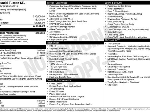 Used 2023 Hyundai Tucson SEL w/ Convenience Package AWD/4WD image 45