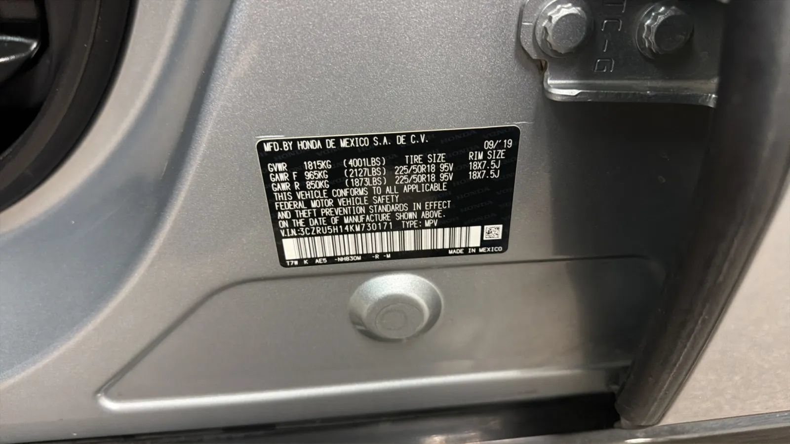 Used 2019 Honda HR-V Sport image 29