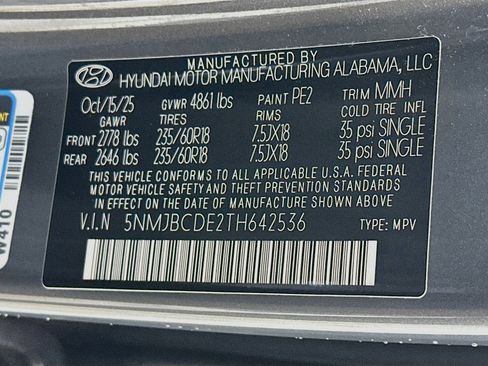 Used 2026 Hyundai Tucson SEL AWD/4WD image 12