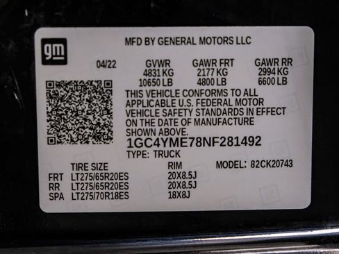 Used 2022 Chevrolet Silverado 2500 Custom w/ Custom Value Package AWD/4WD image 58