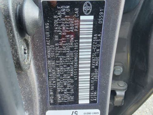 Used 2021 Toyota Camry SE w/ Cold Weather Package AWD/4WD image 9
