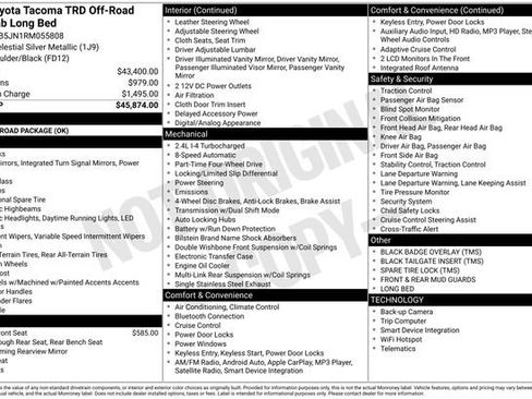 Used 2024 Toyota Tacoma TRD Off-Road image 3