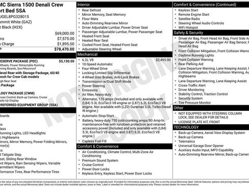 Used 2023 GMC Sierra 1500 Denali w/ Denali Reserve Package AWD/4WD image 2