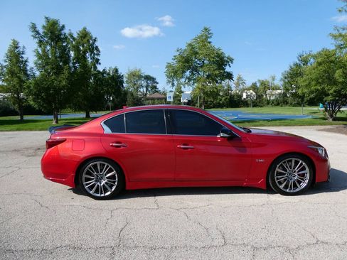 Used 2019 INFINITI Q50 Red Sport 400 w/ Sensory Package AWD/4WD image 4