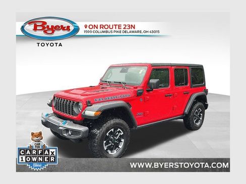Used 2025 Jeep Wrangler Unlimited Rubicon 4xe w/ Convenience Group AWD/4WD image 1
