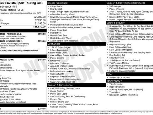 Used 2025 Buick Envista Sport Touring w/ Convenience I Package image 5