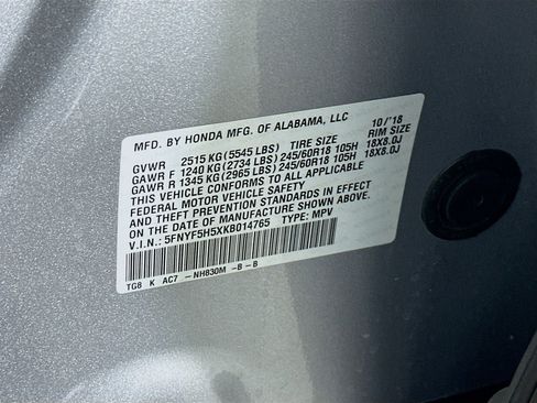 Used 2019 Honda Pilot EX-L image 12