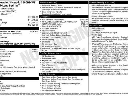 Used 2024 Chevrolet Silverado 3500 W/T w/ WT Convenience Package AWD/4WD image 2