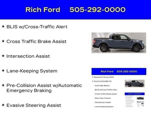 Used 2025 Ford Maverick XLT w/ Equipment Group 302A AWD/4WD image 75