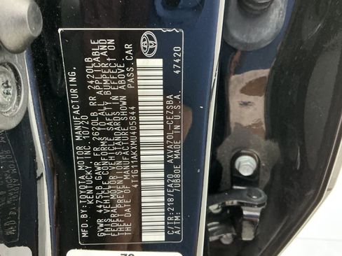 Used 2021 Toyota Camry SE FWD image 49