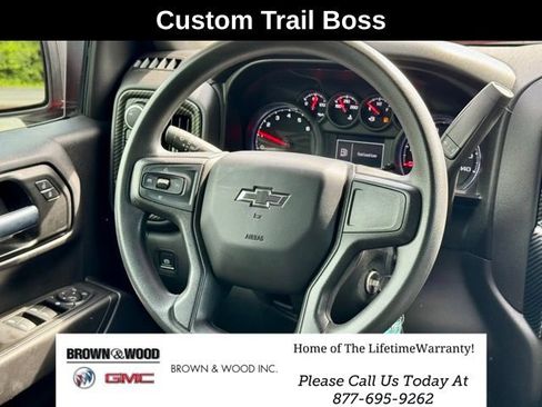 Used 2021 Chevrolet Silverado 1500 Custom Trail Boss w/ LPO, Dark Essentials Package AWD/4WD image 20