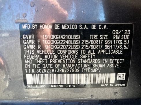 Certified 2024 Honda HR-V EX-L image 18