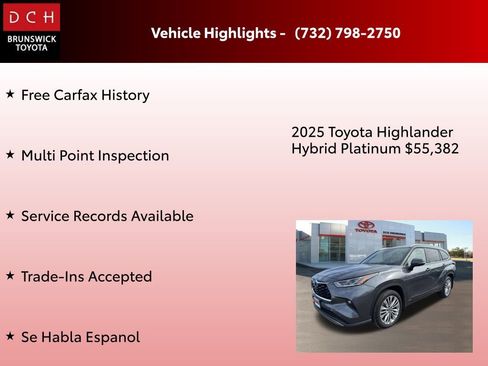 Used 2025 Toyota Highlander Platinum image 4