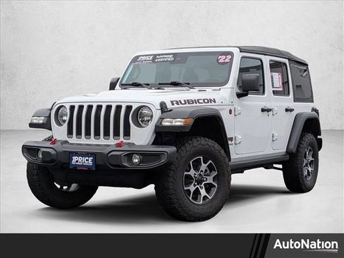 Used 2022 Jeep Wrangler Unlimited Rubicon w/ Safety Group AWD/4WD image 1