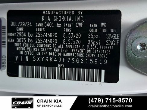 Certified 2025 Kia Sorento SX FWD image 37