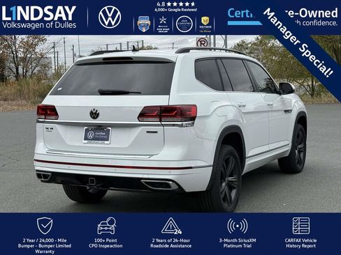 Certified 2021 Volkswagen Atlas SE w/ Panoramic Sunroof Package image 7