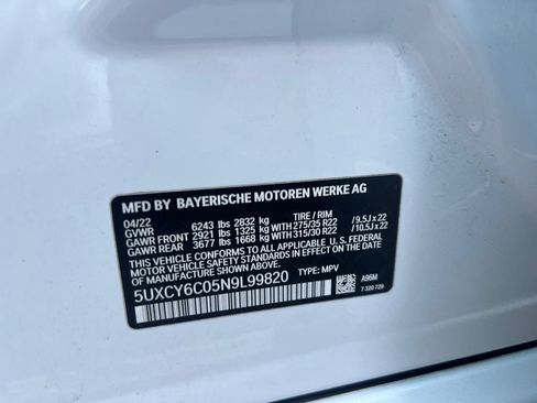 Used 2022 BMW X6 xDrive40i w/ M Sport Package AWD/4WD image 22