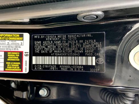 Certified 2026 Toyota Camry LE FWD image 36