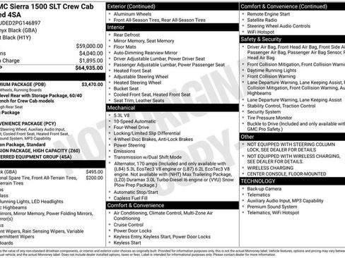 Used 2023 GMC Sierra 1500 SLT w/ SLT Premium Package AWD/4WD image 16