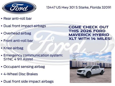 New 2026 Ford Maverick XLT FWD image 25