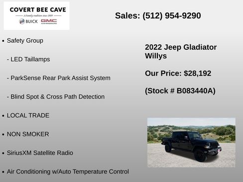 Used 2022 Jeep Gladiator Sport AWD/4WD image 36