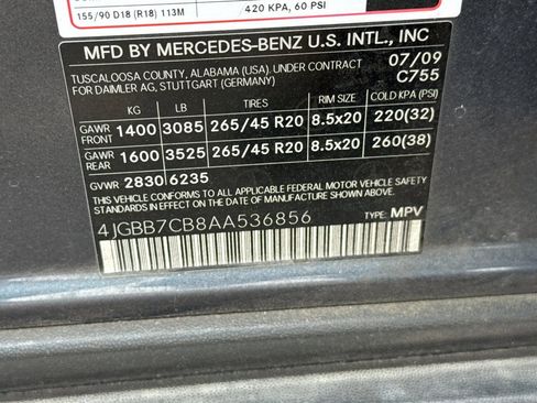 Used 2010 Mercedes-Benz ML 550 4MATIC image 24