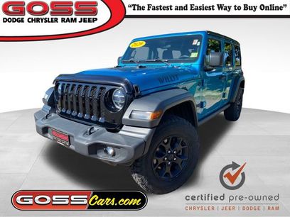 Certified 2020 Jeep Wrangler Unlimited Sport