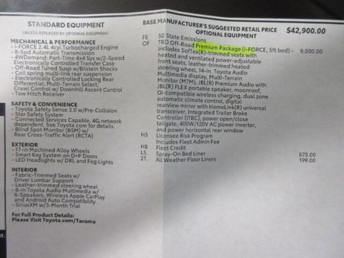 Used 2025 Toyota Tacoma TRD Off-Road image 39