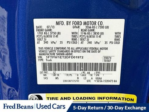 Used 2013 Ford F150 XLT w/ Luxury Equipment Group AWD/4WD image 35