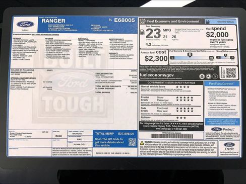 New 2025 Ford Ranger XLT w/ Trailer Tow Package image 21