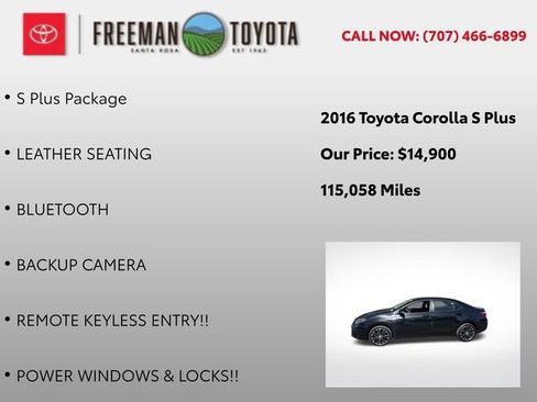 Used 2016 Toyota Corolla S FWD image 5