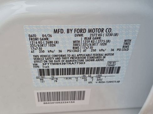 New 2026 Ford Maverick XLT w/ XLT Luxury Package FWD image 32