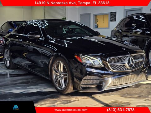 Used 2018 Mercedes-Benz E 400 4MATIC Coupe w/ Premium 1 Package image 1