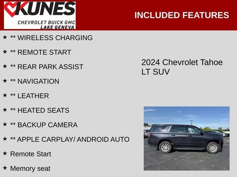 Used 2024 Chevrolet Tahoe LT AWD/4WD image 2